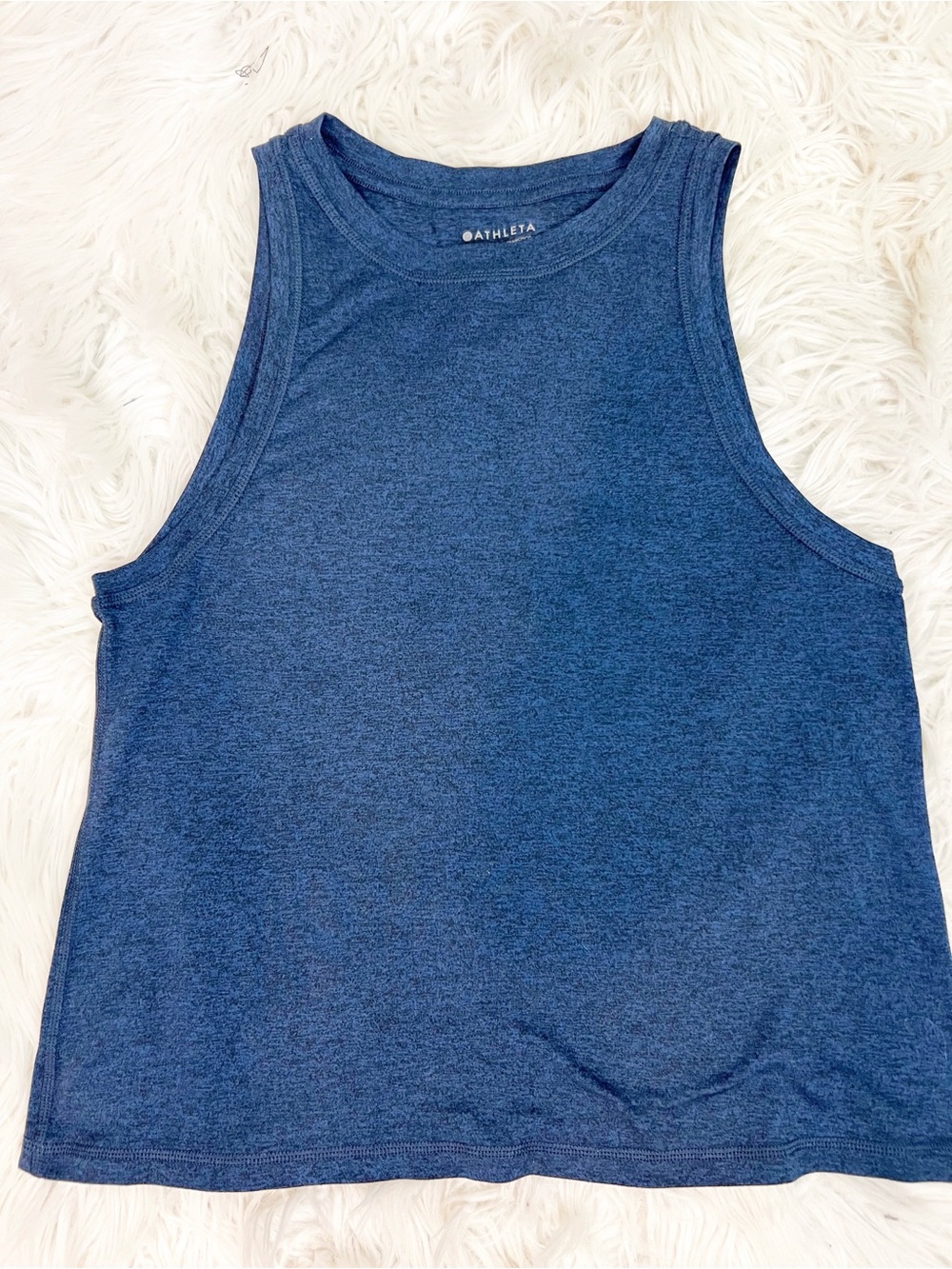 ATHLETA NAVY BLUE SLEEVELESS TANK TOP WOMENS SZ XXS